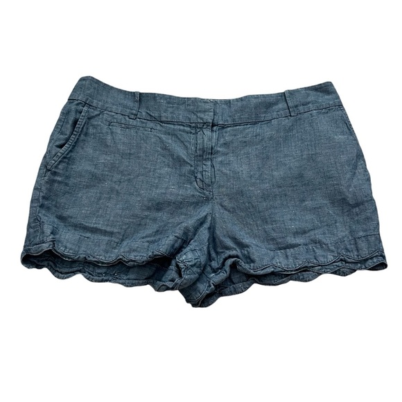 LOFT Pants - Ann Taylor Loft Riviera Short- linen and cotton blend
